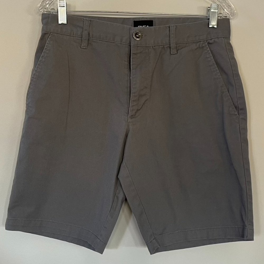 Men's RVCA Gray Weekend Stretch Shorts Size 30